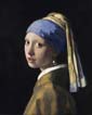 Original picture of The Girl with a Pearl Earring in the public domain (lighter processing)