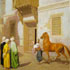 Oil painting reproduction #14 Horse Dealer by Gerome Cairene