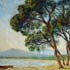 Famous artworks reproductions in oil #195 La Plage de Juan-les-Pins and reproduced by our painter LB Zhu in July 2008