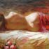 Oil painting creation of all subjects #202 reclining nude by PaintingsPal painter XZ Liu