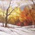 Oil painting creation of all subjects #204 landscape Early Winter by PaintingsPal painter Y Ma