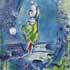 Le Jongleur de Paris by Marc Chagall reproduced by Wen XD