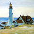 Oil painting reproduction #24 Lighthouse by Edward Hopper
