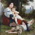 Oil painting reproduction #33 Le Repos by William Bouguereau