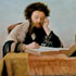 Oil painting reproduction #44 The Rabbi by Kaufmann, Isidor(1853-1921, Austrian painter)