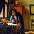 Oil painting reproduction #51 The Geographer by Johannes Vermeer