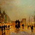 Oil painting reproduction #63 Glasgow by John Atkinson Grimshaw