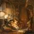 Reproduction Oil Painting #74 Holy Family, 1640 by Rembrandt van Rijn