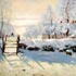 Replica Oil Painting #87 The Magpie. c.1868-1869 by Claude Monet