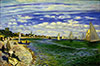 stock oil painting reproduction #104 Monet landscape reproduced by XW(sold)