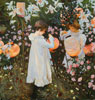 Stock painting Carnation, Lily, Lili, Rose 1886 by Sargent #142 (sold)