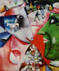 Oil paintings in stock - I and the Village by Chagall #Stk-158