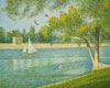 Stock oil paintings #172 Spring by Seurat (sold)