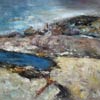 Oil paintings in stock #202 Abstract Landscape by PaintingsPal Painter