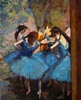 Stock oil painting reproduction #209 Dancers in Blue by Edgar Degas (SOLD)