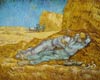 Van Gogh stock oil painting reproductions #213 Noon: Rest From Work [The siesta] replicated by PaintingsPal artist WXD