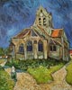 Van Gogh stock oil painting reproductions #214 Church in Auvers-Sur-Oise, 1890 recreated by PaintingsPal painter WXD