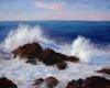 Oil paintings for sale #216 Sparkling Waves turned from photo by PaintingsPal artist