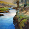 In stock oil painting #219 River created by PaintingsPal artist (sold)