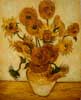 Stock oil painting reproductions #226 Vase with Fifteen Sunflowers by Van Gogh (sold)