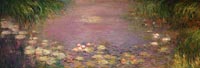 Claude Monet oil painting reproductions in stock #243 Water Lily Pond reproduced by PaintingsPal artist WY 