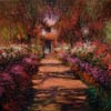 Claude Monet oil painting reproduction #244 Pathway in Monet's Garden at Giverny, c.1901/02 reproduced by PaintingsPal artist TJ