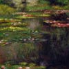 Claude Monet oil painting reproduction #245 The Water Lily Pond reproduced by PaintingsPal artist WXD (sold)