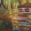 Best seller stock oil painting reproductions #257 Monet Water Garden and the Japanese Footbridge, 1900 reproduced by PaintingsPal artist TJ