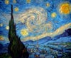 oil painting reproductions in stock #042 Starry Night by Van Gogh recreated by PaintingsPal artist XD Wen (sold)