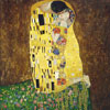 stock oil painting #044 The Kiss by Klimt reproduced by PaintingsPal painter LJH (sold)