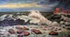 Inventory oil paintings #110 impressionism seascape (sold)