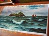 Stock oil painting #082 Seascape (sold)