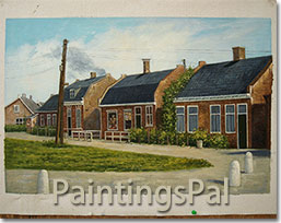 Oil painting process of The Night Watch by Rembrandt van Rijn (step 3)