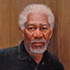 Portrait from photo sample #236 Morgan Freeman