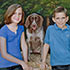 Portrait from photo sample #241 children with their dog