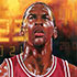 Portrait from photo sample #243 Michael Jordan