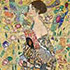 Reproduction sample #252 Lady with Fan by Klimt