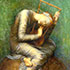 Oil painting reproduction samplle #267 The Recording Angel by George Watts