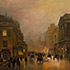 Oil painting reproduction #284 Grimshaw Pall Mall by John Atkinson Grimshaw