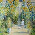 Oil painting reproduction sample #299 The Artist's Garden at Vetheuil, 1880 by Claude Monet 