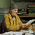 Oil painting reproduction sample #423 Der Gemeindeschreiber by Albert Anker