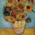 Van Gogh oil painting reproduction samples #160 Twelve Sunflowers in a Vase, August 1888 reproduced by PaintingsPal painter XD Wen