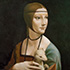 Oil painting reproduction of The Lady With An Ermine By Leonardo Da Vinci