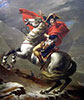 oil painting reproduction - Napoleon Crossing the St. Bernard Pass  by David Jacques Louis  reproduced by PaintingsPal artist ZZY